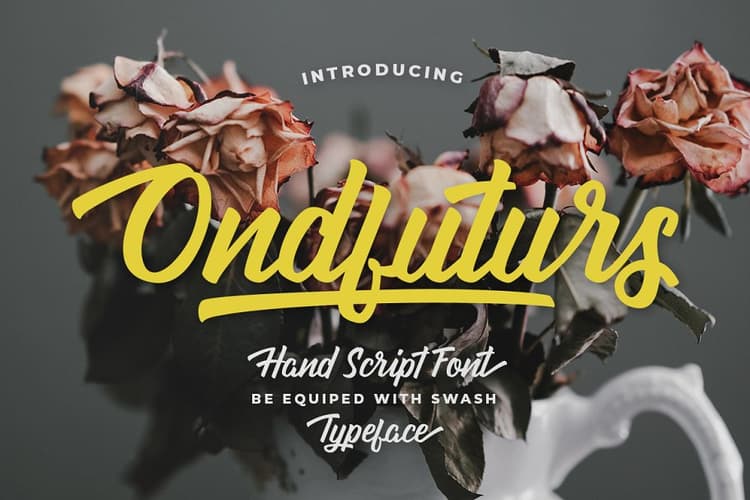 Ondfuturs Script Font