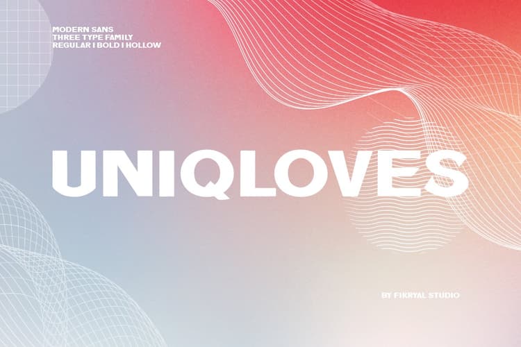 Uniqloves Font