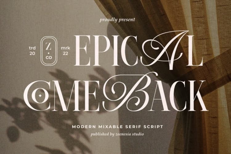 Epical Comeback Font