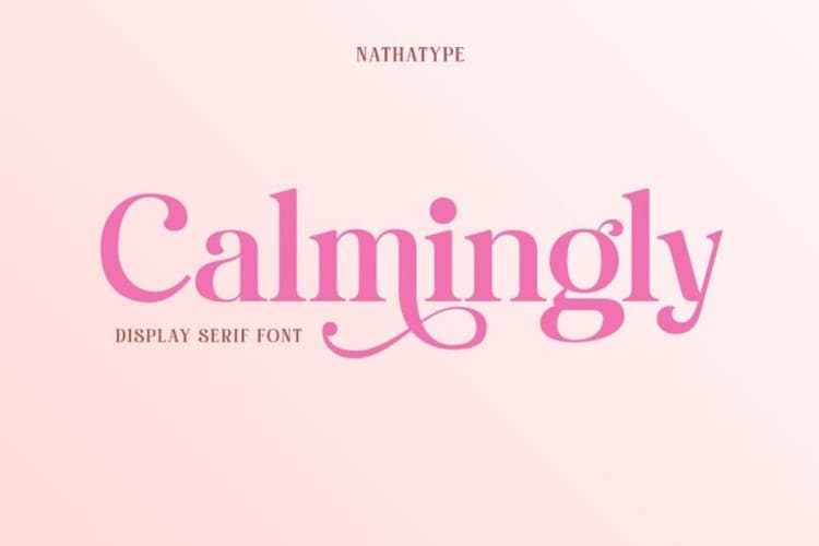 Calmingly Font