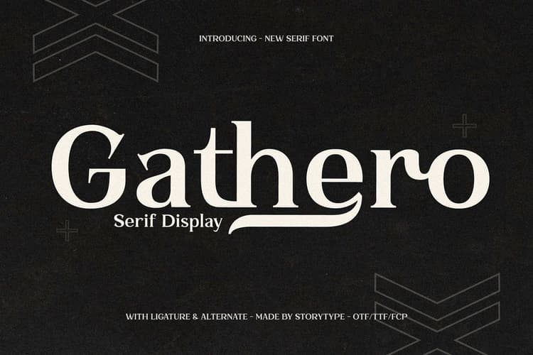 Gathero Font