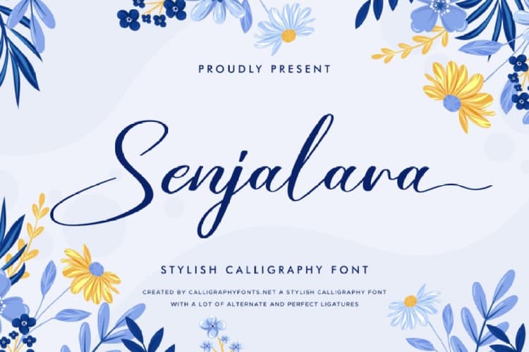 Senjalara Font