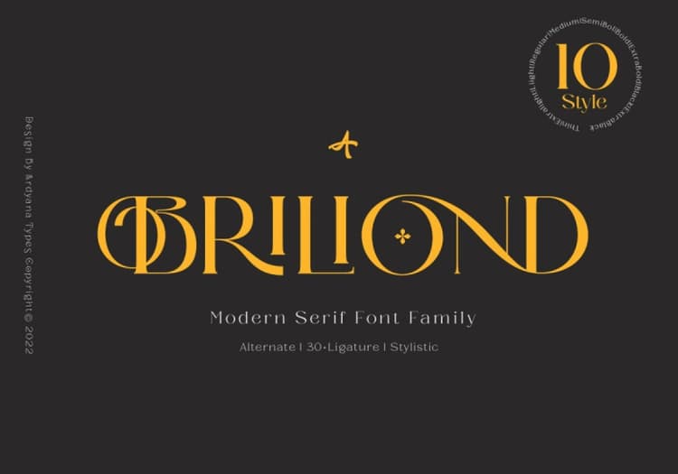 Briliond Font
