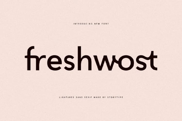 Freshwost Font