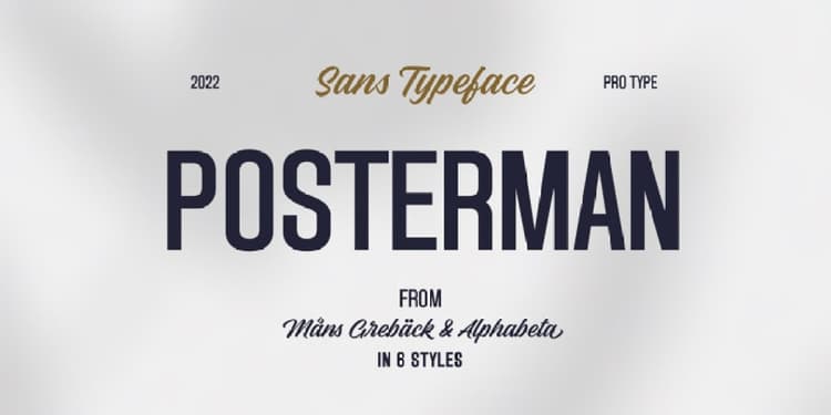 Posterman Font