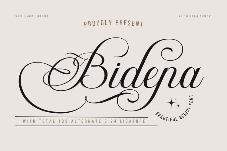 Bidena Font