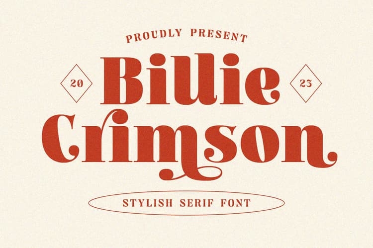 Billie Crimson Font