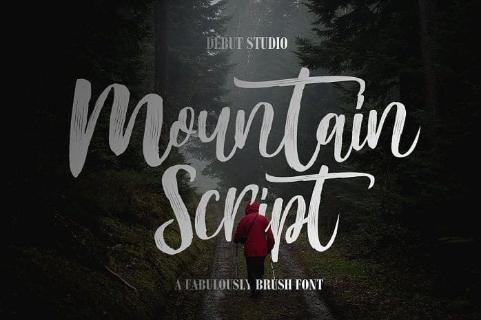 Mountain Brush Font