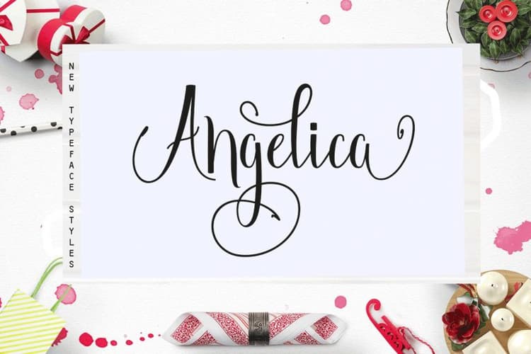 Angelica Script Font