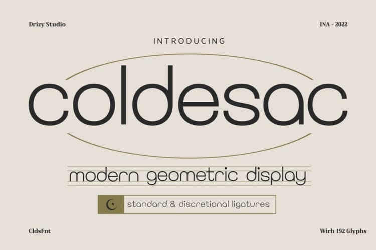 Coldesac Font