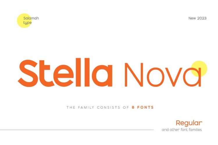 Stella Nova Font