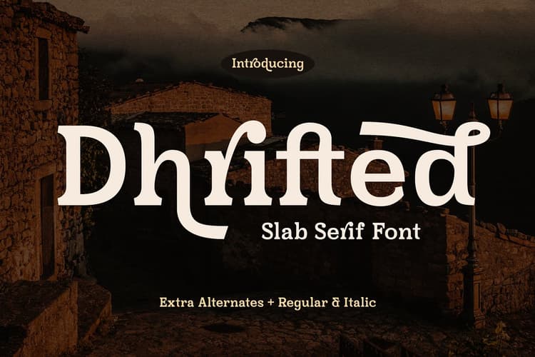 Dhrifted Font