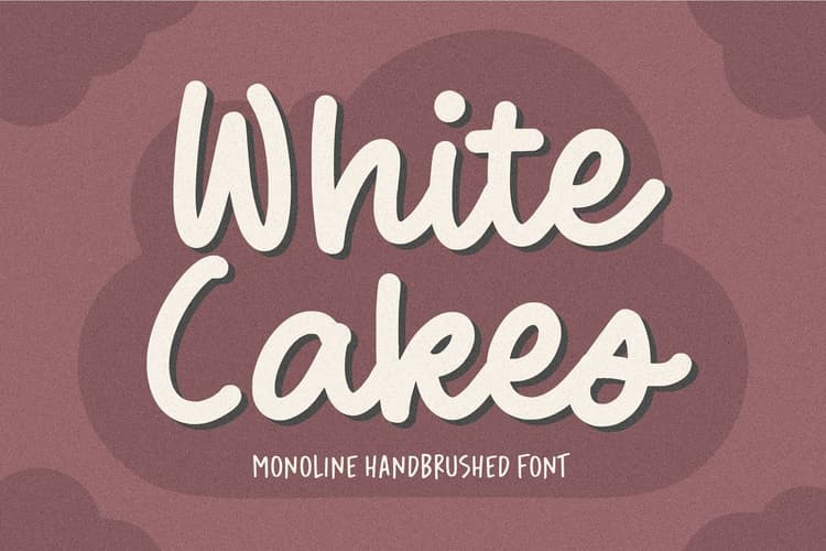 White Cakes Font