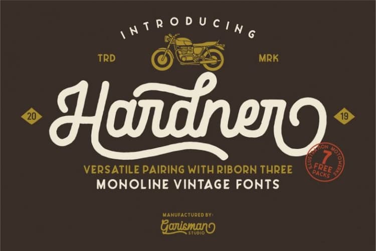 Hardner Vintage Font