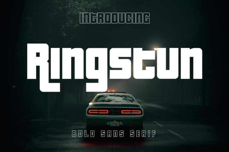 Ringstun Font