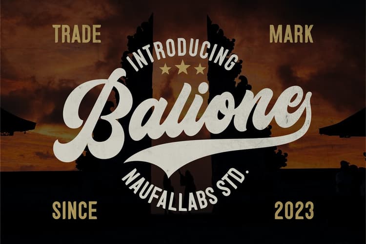 Balidone Font