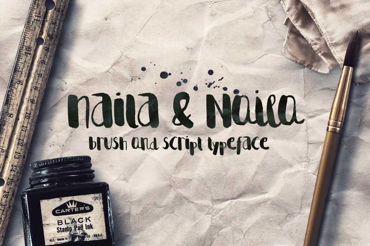 Naila Script Typeface Free