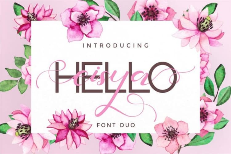 Hello Eisya Font Duo