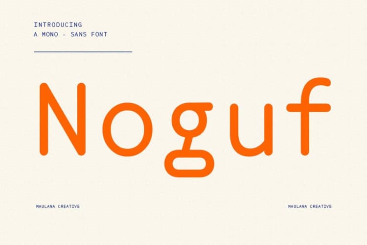 Noguf Font