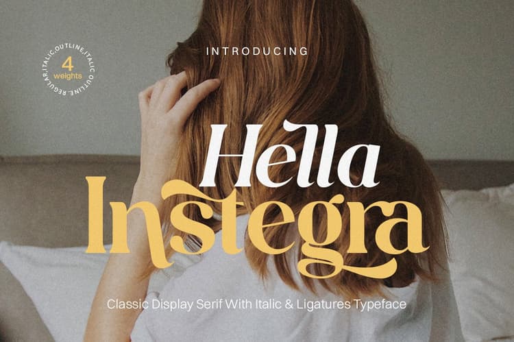 Hella Instegra Font
