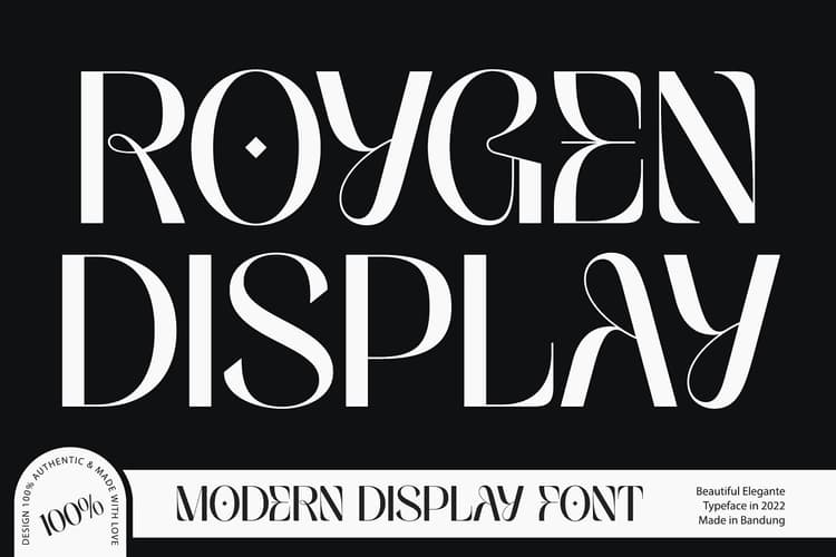 Roygen Display Font