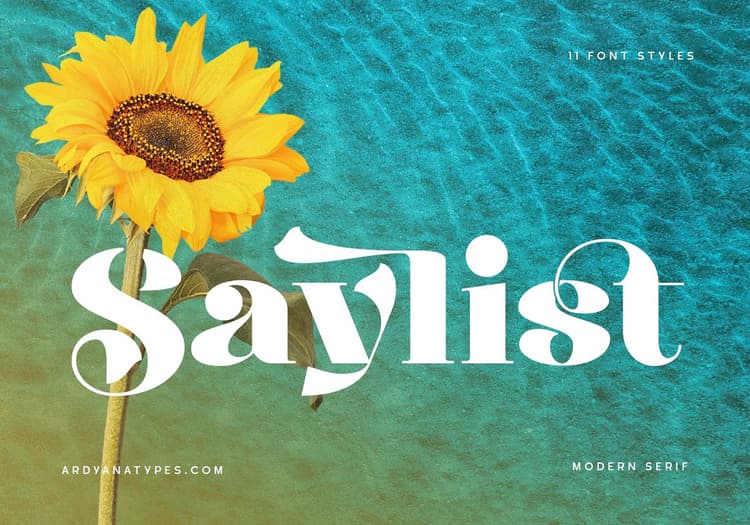 Saylist Font