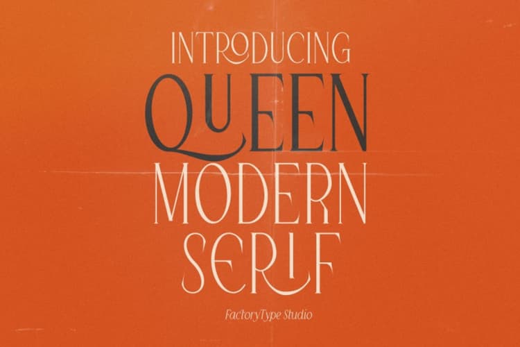 Queen Serif Font