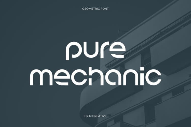 Pure Mechanic Font