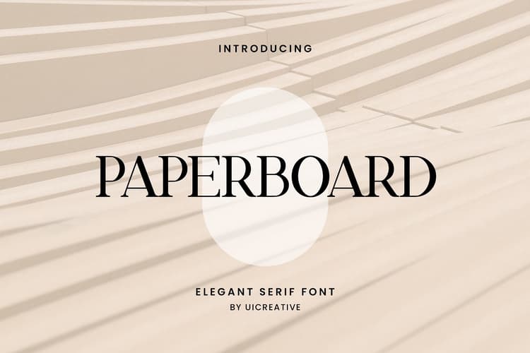 Paperboard Font