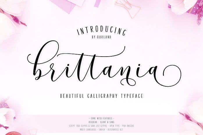 Brittania Script Font