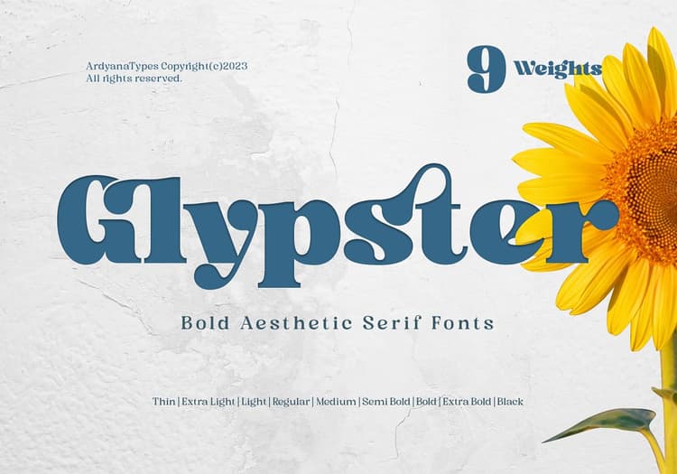 Glypster Font