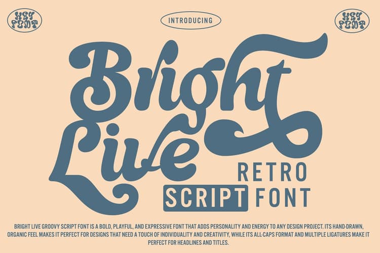 Bright Live Font