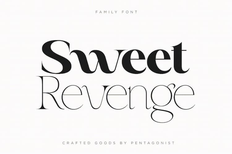 Sweet Revenge Font