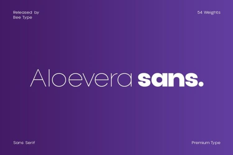 Aloevera Sans Font