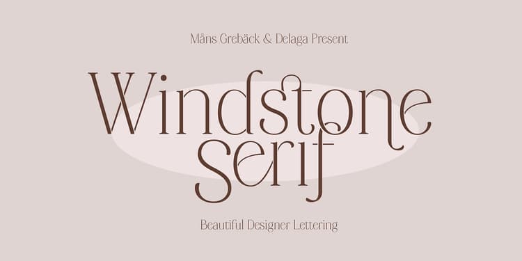 Windstone Serif Font