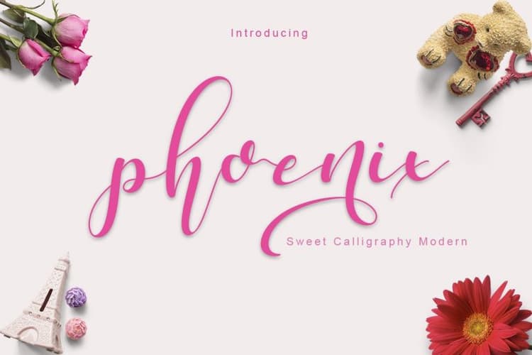 Phoenix Script Font