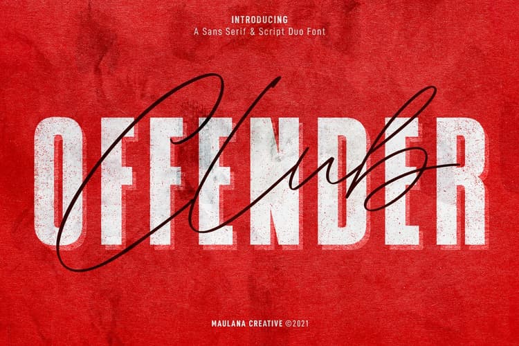 Offenders Club Font