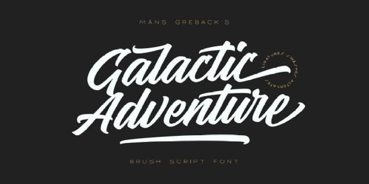 Galactic Adventure Font