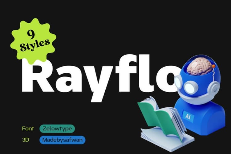 ZT Rayflo Font