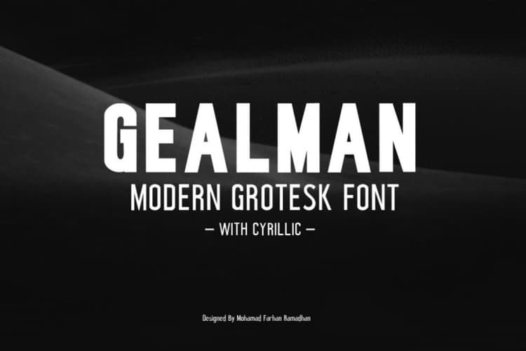 Gealman Font