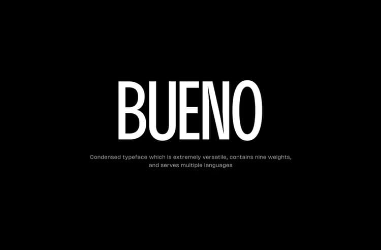 Bueno Font