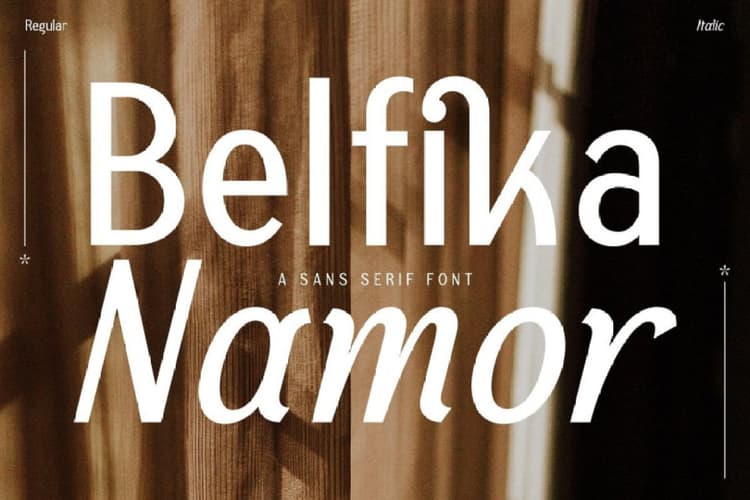 Belfika Namor Font