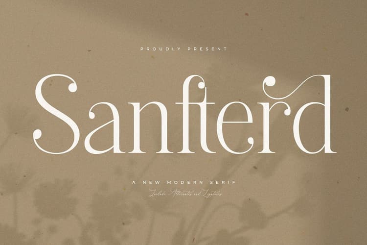 Sanfterd Font