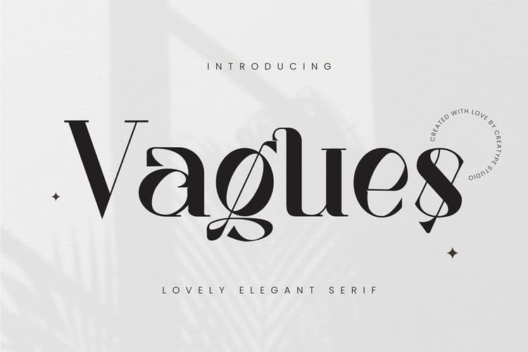 Vagues Font