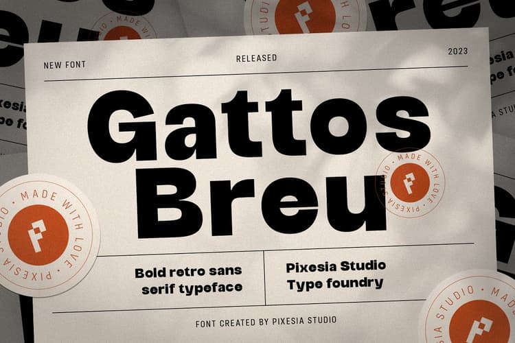 Gattos Breu Font