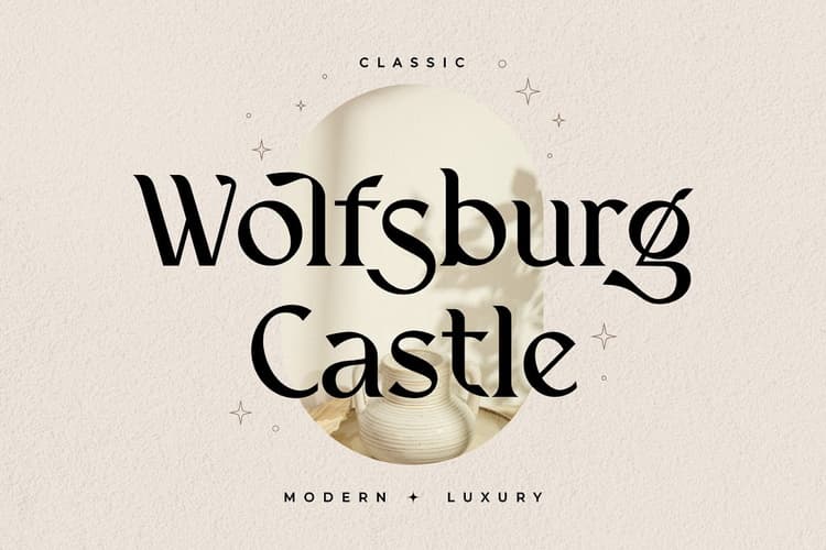 Wolfsburg Castle Font