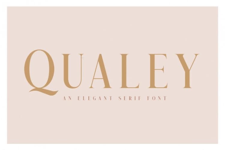 Qualey Elegant Serif Font