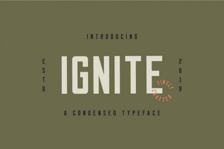 Ignite Sans Serif Font