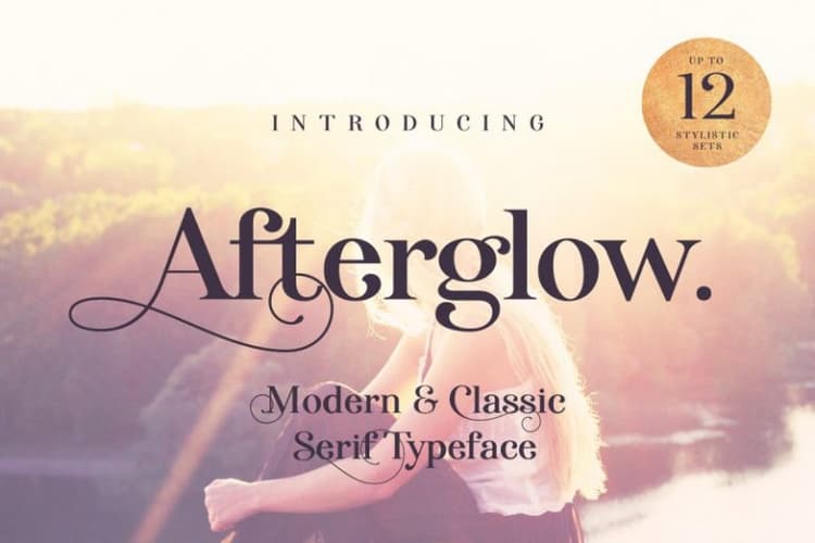 Afterglow Typeface