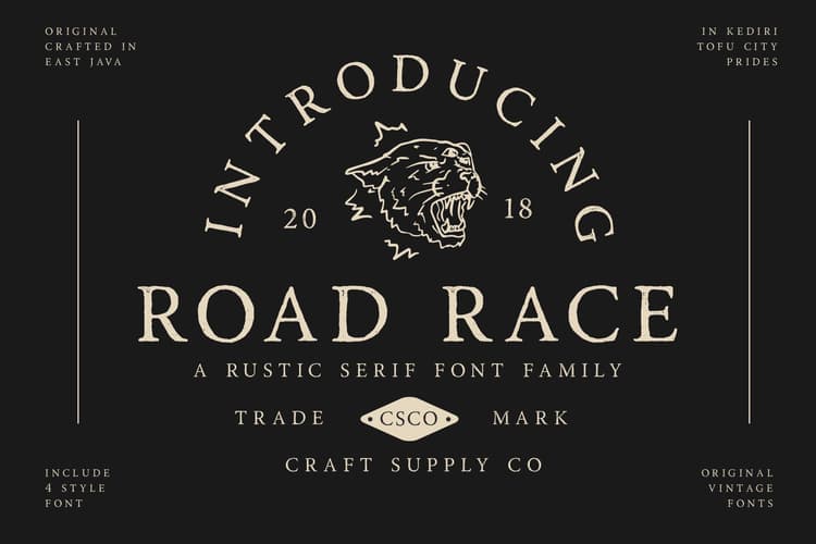Road Race Font